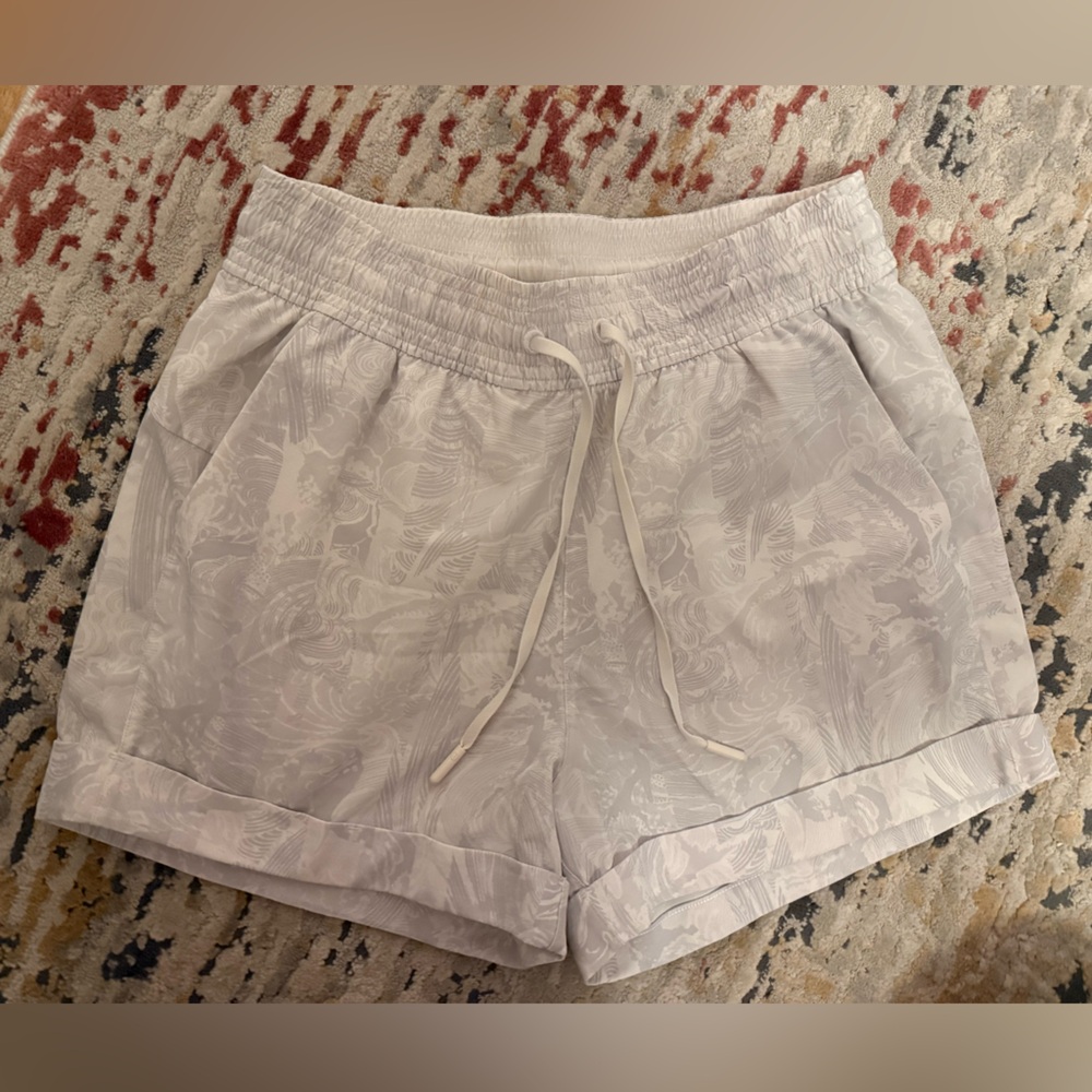 lululemon athletica Light Gray Athletic Shorts
